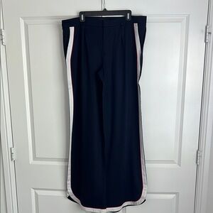 Banana Republic Women’s Dark Blue Dress Pants with White Accents